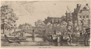 The Ferry to Naarden by Reinier Nooms, called Zeeman