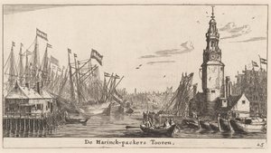 The Haringpakkers Tower in Amsterdam by Reinier Nooms, called Zeeman