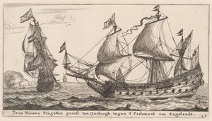 Two Dutch Frigates by Reinier Nooms, called Zeeman