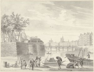 View of the Pont Rouge, Paris