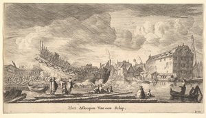The Launch of a Ship by Reinier Zeeman