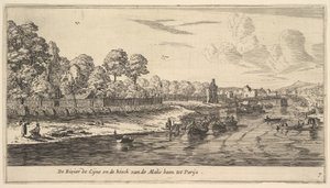 The River Seine at the Bend of the Mall by Reinier Zeeman