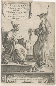 Pedestal with an Emperor on His Throne by Reinier van Persijn