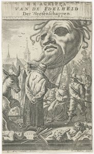 Satire on the Arts (Title Page for: J. Oudaen, Agrippa, on the Vanity of Sciences, 1661) by Reinier van Persijn