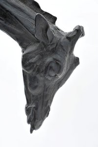 Large Giraffe with Lowered Head, modeled 1909-10, cast before 1913 by Rembrandt Bugatti