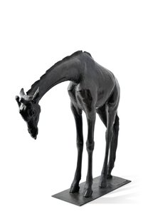 Large Giraffe with Lowered Head, modeled 1909-10, cast before 1913 by Rembrandt Bugatti