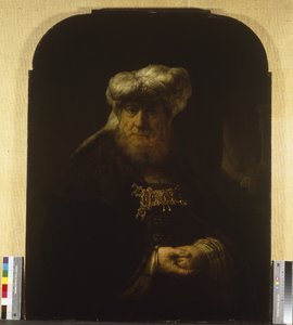 A man in oriental costume, circa 1639 by Rembrandt Harmensz. van Rijn