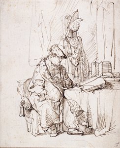 An Actor in his Dressing Room