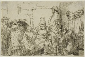 Christ Seated Disputing with the Doctors
