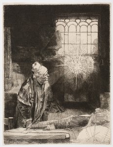 Doctor Faustus by Rembrandt Harmensz. van Rijn