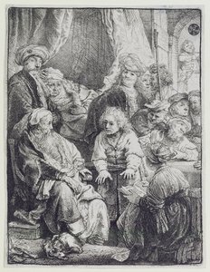 Joseph Telling his Dreams by Rembrandt van Rijn