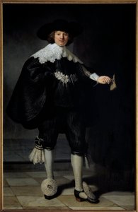 Portrait of Maertens Soolmans by Rembrandt van Rijn
