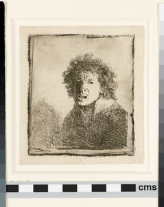Self-portrait Open Mouthed by Rembrandt van Rijn