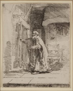 The Blindness of Tobit: The Larger Plate by Rembrandt van Rijn
