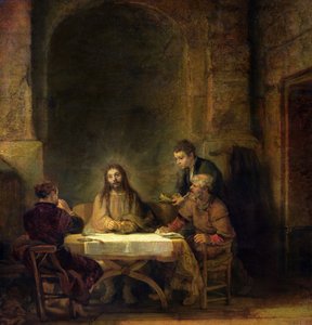 The Supper at Emmaus by Rembrandt van Rijn