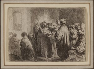 The Tribute Money by Rembrandt van Rijn