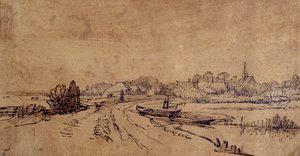 View of Sloten by Rembrandt Harmensz. van Rijn