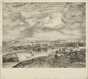 “---- Storm” after Rembrandt by Rembrandt van Rijn