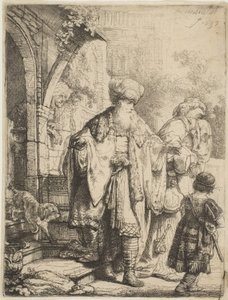 Abraham Casting Out Hagar and Ishmael, 1637