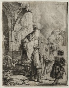 Abraham Casting out Hagar and Ishmael, 1637 by Rembrandt van Rijn