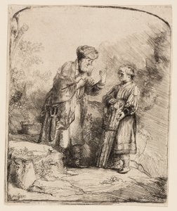 Abraham and Isaac by Rembrandt van Rijn