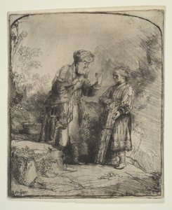 Abraham and Isaac by Rembrandt van Rijn