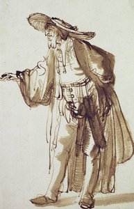 Actor with a Broad-rimmed Hat