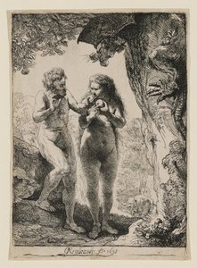 Adam and Eve by Rembrandt van Rijn