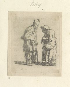 Beggar and Beggar Woman in Conversation