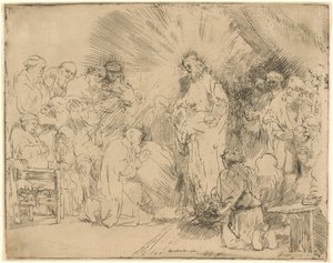 Christ Appearing to the Apostles by Rembrandt van Rijn