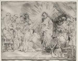 Christ Appearing to the Apostles by Rembrandt van Rijn
