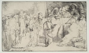Christ Disputing with the Doctors, a sketch, 1652
