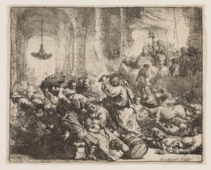 Christ Driving the Money Changers from the Temple