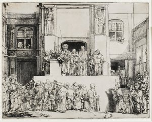 Christ Presented to the People (Ecce Homo) by Rembrandt van Rijn