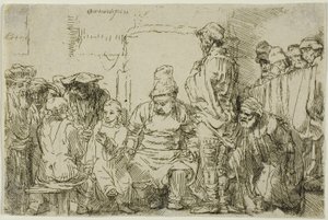 Christ Seated Disputing with the Doctors