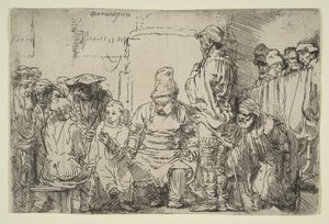Christ Seated Disputing with the Doctors