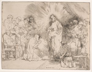 Christ Appearing to the Apostles by Rembrandt van Rijn