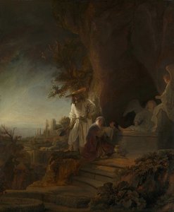 Christ Appears to Mary Magdalene (Noli me tangere) by Rembrandt van Rijn
