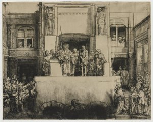 Christ Shown to the People (Ecce Homo) by Rembrandt van Rijn