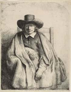 Clement de Jonghe, Printseller by Rembrandt van Rijn