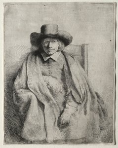 Clement de Jonghe, Printseller, 1651 by Rembrandt van Rijn