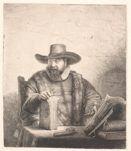 Cornelis Claesz Anslo, Mennonite Preacher by Rembrandt van Rijn