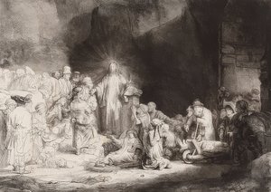 The Hundred Guilder Print. Around 1649 by Rembrandt van Rijn