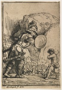David and Goliath, 1655