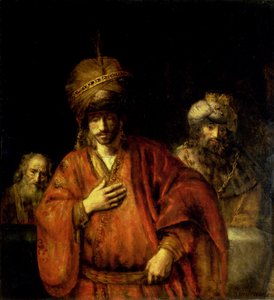 David and Uriah by Rembrandt van Rijn