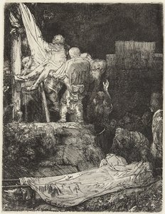 Descent from the Cross by Torchlight by Rembrandt van Rijn