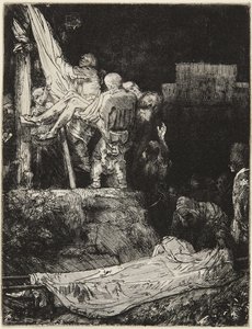 Descent from the Cross by Torchlight by Rembrandt van Rijn