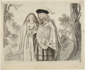 The Man with the White Feather by Rembrandt van Rijn