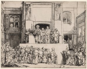 Ecce Homo. Christ Presented to the People, 1655 by Rembrandt van Rijn