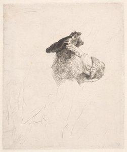 Old Man Shading His Eyes with His Hand by Rembrandt van Rijn